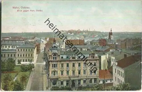 Mährisch Ostrau - Ostrava - Blick gegen Polnisch Ostrau - Verlag J. Buchsbaum Oderfurt 1907