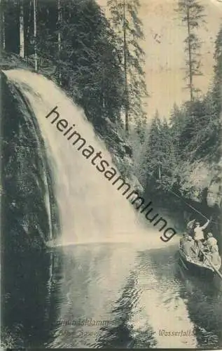 Edmundsklamm - Wasserfall - Verlag Alwin Keil Dresden