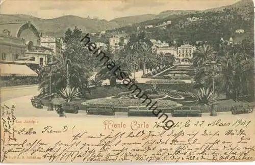 Monte Carlo - Les Jardins - Verlag R. & J. D. 10340 ag