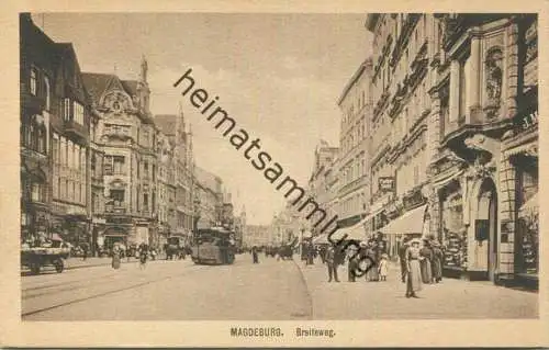 Magdeburg - Breiteweg - Verlag Trinks & Co. Leipzig