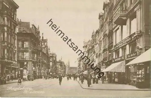 Magdeburg - Breiteweg - Foto-AK - Verlag Trinks & Co. Leipzig