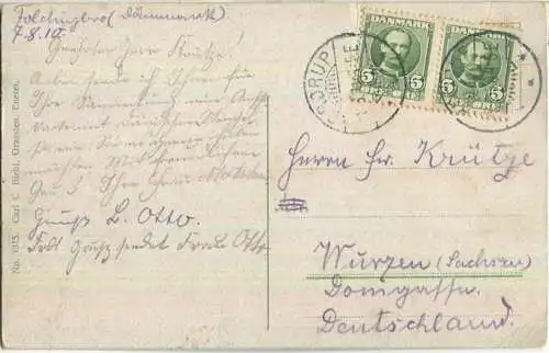 Grenze zwischen Dänemark und Deutschland - Verlag Carl C. Biehl Graasten