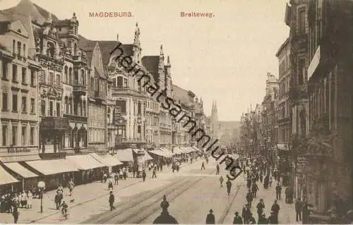 Magdeburg - Breiteweg - Verlag Kretschmar & Schatz Meissen 1919