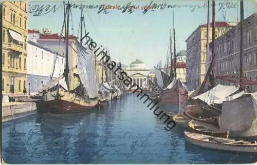 Trieste - Canal grande - Verlag Milan Mundich Trieste