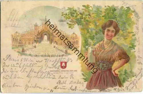 Spatenbräu - Exposition Paris 1900 - Direktor H. Schlenk