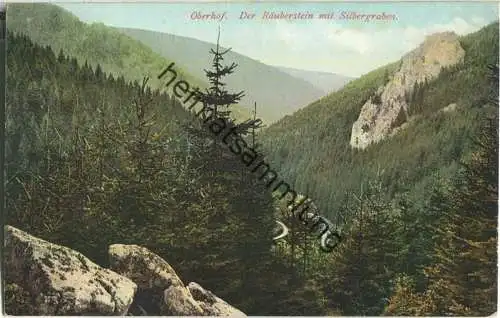 Oberhof - Räuberstein - Silbergraben - Bahnpost - Verlag Richard Zieschank Ronneburg