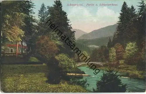 Schwarzatal - Schweizerhaus - Verlag Richard Zieschank Ronneburg