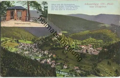 Schwarzburg in Thüringen - Trippsteinhäuschen - Verlag Richard Zieschank Ronneburg