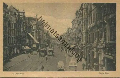 Magdeburg - Breite Weg - Verlag Papierwarengesellschaft Magdeburg