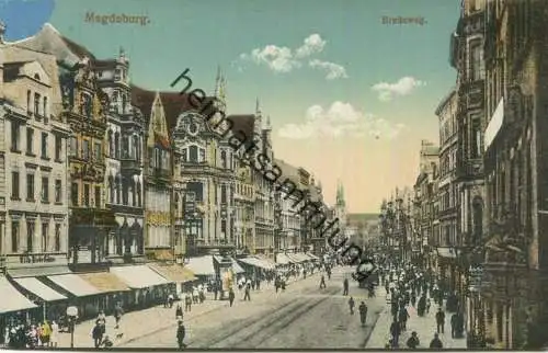 Magdeburg - Breiteweg - Verlag Kretschmar & Schatz Meissen 1919