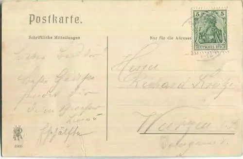 Stettin - Dampfschiffbollwerk - Verlag NR 1905