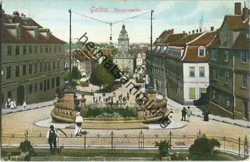 Gotha - Hauptmarkt - Verlag AGG Nr. 478