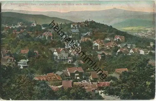 Wernigerode - Lindenberg - Verlag Louis Glaser Leipzig