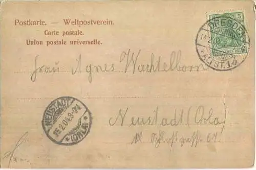 Dresden - Belvedere - Verlag Dr. Trenkler & Co Leipzig