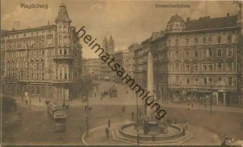 Magdeburg - Hasselbachplatz - Verlag Wentzlau Magdeburg