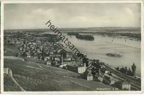 Rüdesheim am Rhein - Foto-Ansichtskarte - Verlag Chr. Hermani Rüdesheim