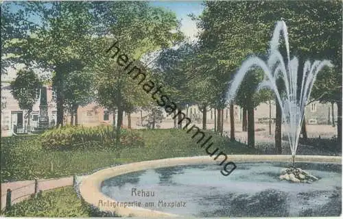 Rehau - Maxplatz - Verlag Graph. Verl.-Anstalt Gmbh Breslau