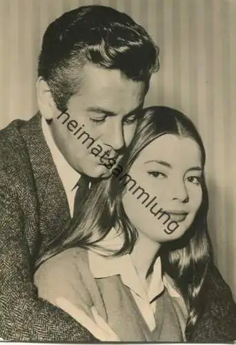 Jacqueline Sassard und José Suarez - Foto Progress Nr. 1501 - VEB Progress Film Vertrieb Berlin 1961 - keine AK-Einteilu