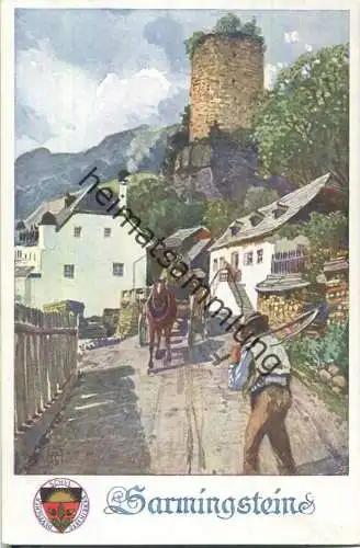 Sankt Nikola an der Donau - Sarmingstein - Deutscher Schulverein Nr. 283 - Verlag Josef Eberle Wien 20er Jahre