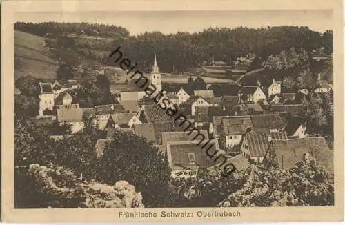 Obertrubach - Dächerpanorama - Verlag E. v. Leistner Muggendorf