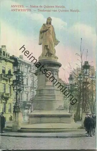 Antwerpen - Denkmal van Quinten Metzijs