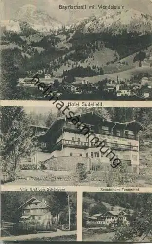 Bayrischzell - Hotel Sudelfeld - Villa Graf von Schönborn - Sanatorium Tannerhof - Verlag August Zerle München