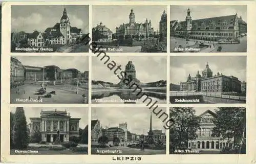 Leipzig - diverse Ansichten - Verlag Wilhelm Radestock Nachf. Leipzig