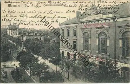 Meerane - Bornemannstrasse - Realschule - Verlag Otto Baum Meerane