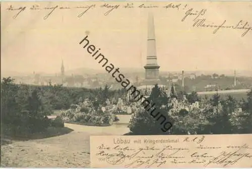 Löbau - Kriegerdenkmal - Verlag Wilhelm Hoffmann AG Dresden