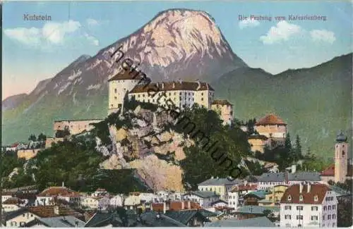 Kufstein - Die Festung vom Kalvarienberg - Verlag B. Lehrburger Nürnberg