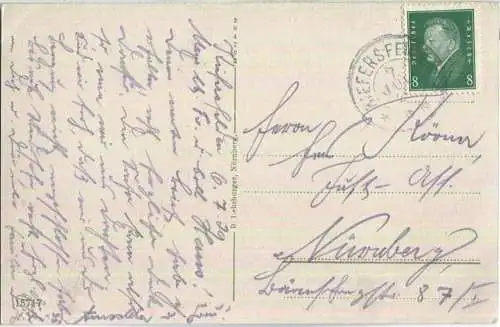 Kufstein - Die Festung vom Kalvarienberg - Verlag B. Lehrburger Nürnberg