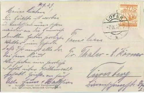 Lofer - Strassenpartie - Verlag Schöllhorn Innsbruck