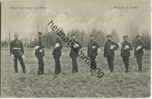 Lager Lechfeld - Marsch in Arrest - Verlag F. W. Putsch Lager Lechfeld