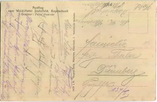 Bayrischzell - Wasserfall Tatzelwurm - Verlag August Zerle München