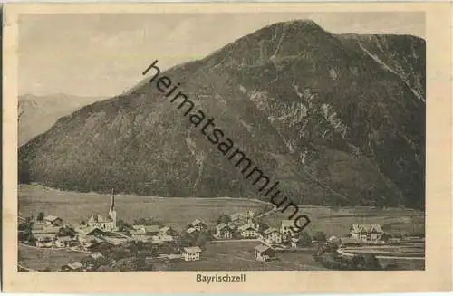 Bayrischzell - Gesamtansicht - Verlag August Zerle München