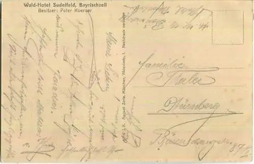 Bayrischzell - Gesamtansicht - Verlag August Zerle München