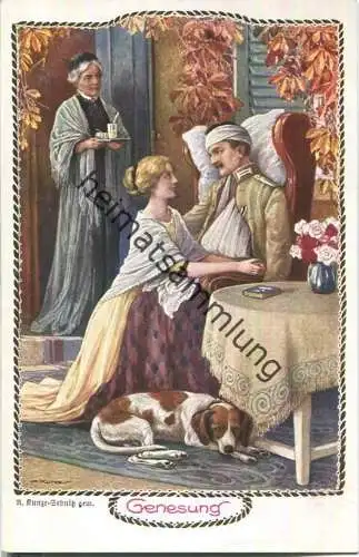 Genesung - Albert Kunze-Sebnitz - Verlag Hermann A. Wiechmann Goslar Nr. 2054