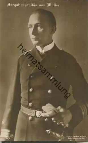 Kapitänleutnant von Müller - Verlag NPG = Neue Photographische Gesellschaft Berlin Nr. 5007