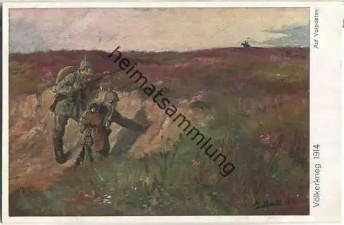 Völkerkrieg 1914 - Auf Vorposten - Nr. 59