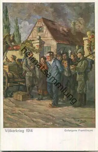 Völkerkrieg 1914 - Gefangene Franktireurs - Nr. 60