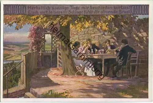 Paul Hey - Herbst - Künstlerpostkarten - Verlag AHF Hans Friedrich Abshagen Dresden Nr. 225