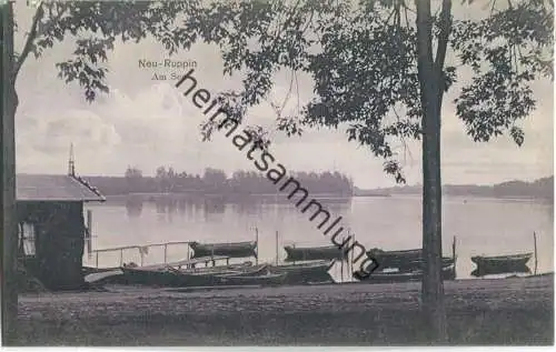Neuruppin - Am See - Verlag Joh. Lindenberg Rathenow