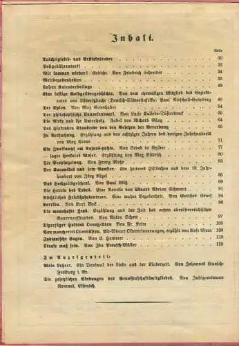 Deutschland - Großer Volkskalender des Lahrer hinkenden Boten für 1934 - 180 Seiten - Kalender - Trächtigkeits- und Brüt