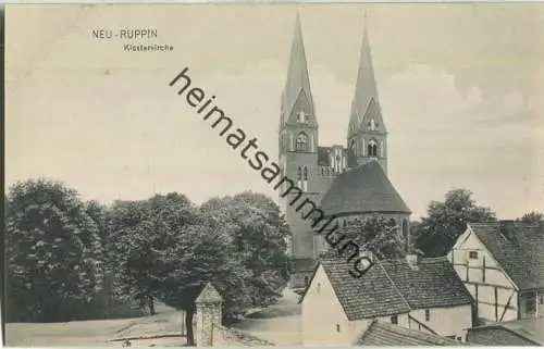 Neuruppin - Klosterkirche - Verlag Ad. Jaene Neu-Ruppin