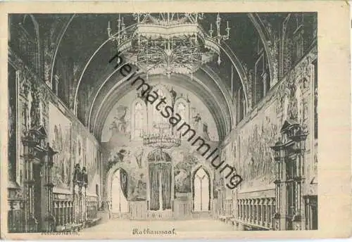 Hildesheim - Rathaussaal - Verlag Richard Bork Braunschweig ca. 1900