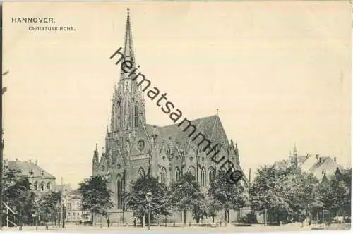 Hannover - Christuskirche - Verlag Zedler & Vogel Darmstadt 1907