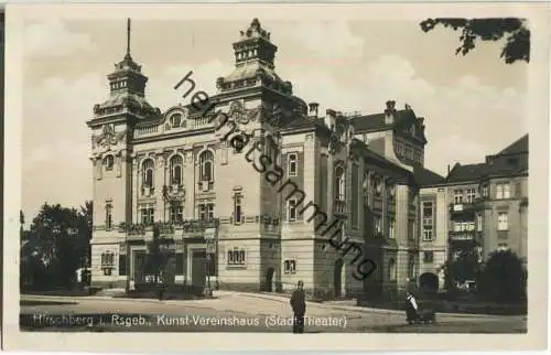 Hirschberg - Kunst-Vereinshaus (Stadt-Theater) - Verlag Erwin Schroeter Hirschberg - Foto-AK ca. 1930