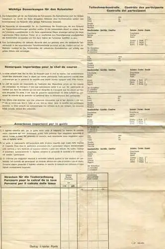 Schweiz - Kollektivbillet 1968 - Erziehungsheim Oberbipp - 15 Personen - Oberbipp Bern Oberbipp