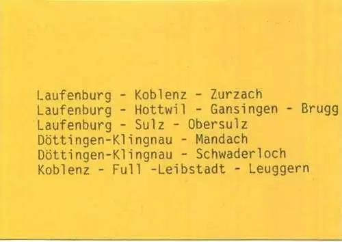 Schweiz - Schnupper-Tageskarte für 1 Person - Postauto 1994