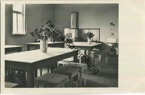Zittau - Städtische Jugendherberge Küche - Foto-AK ca. 1930